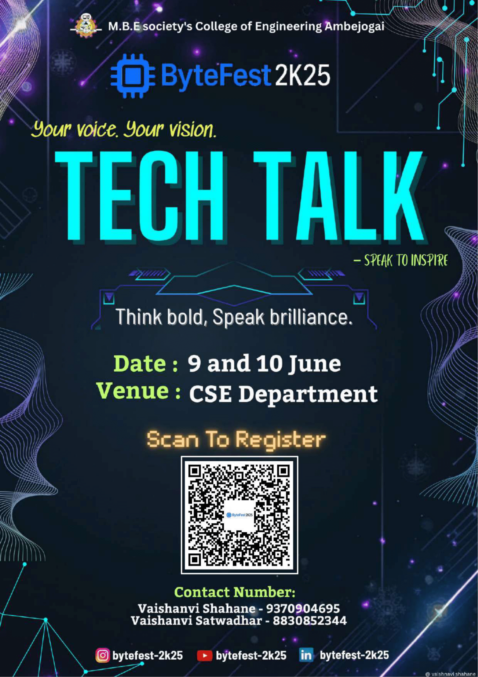 Public Speech Poster